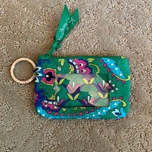Vera Bradley keychain card holder/change purse